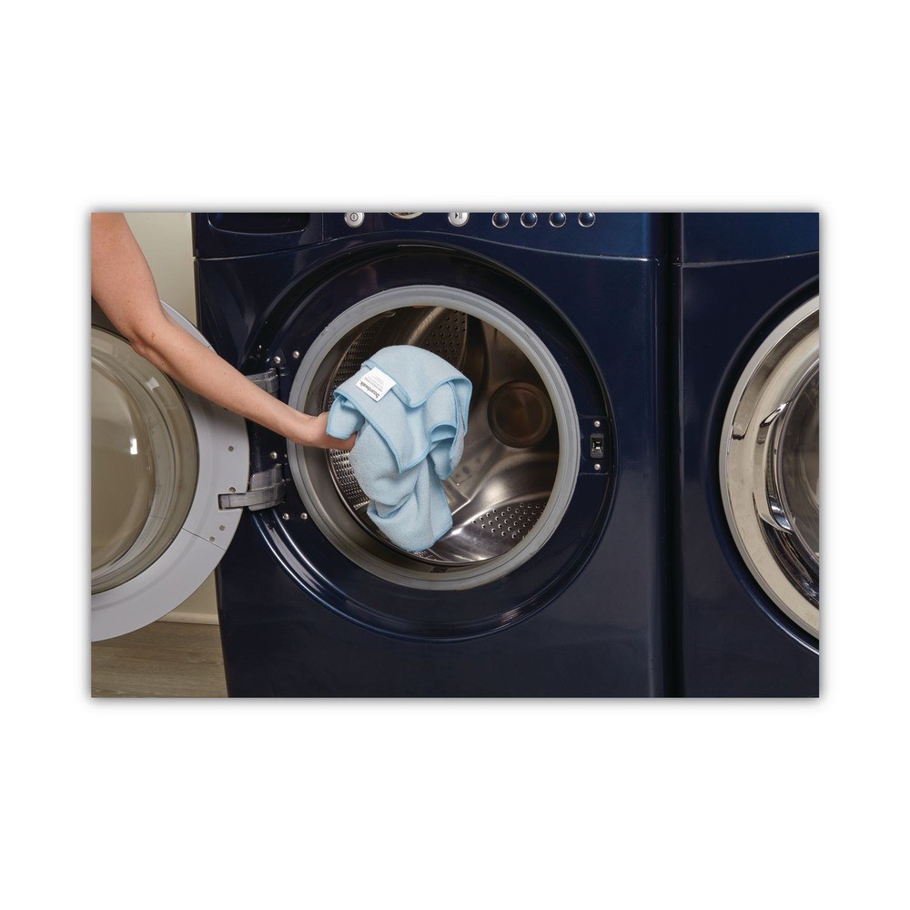 Boardwalk 16BLUCLOTHV2 16 in. x 16 in. Microfiber Cloths – Blue (24/Pack) New