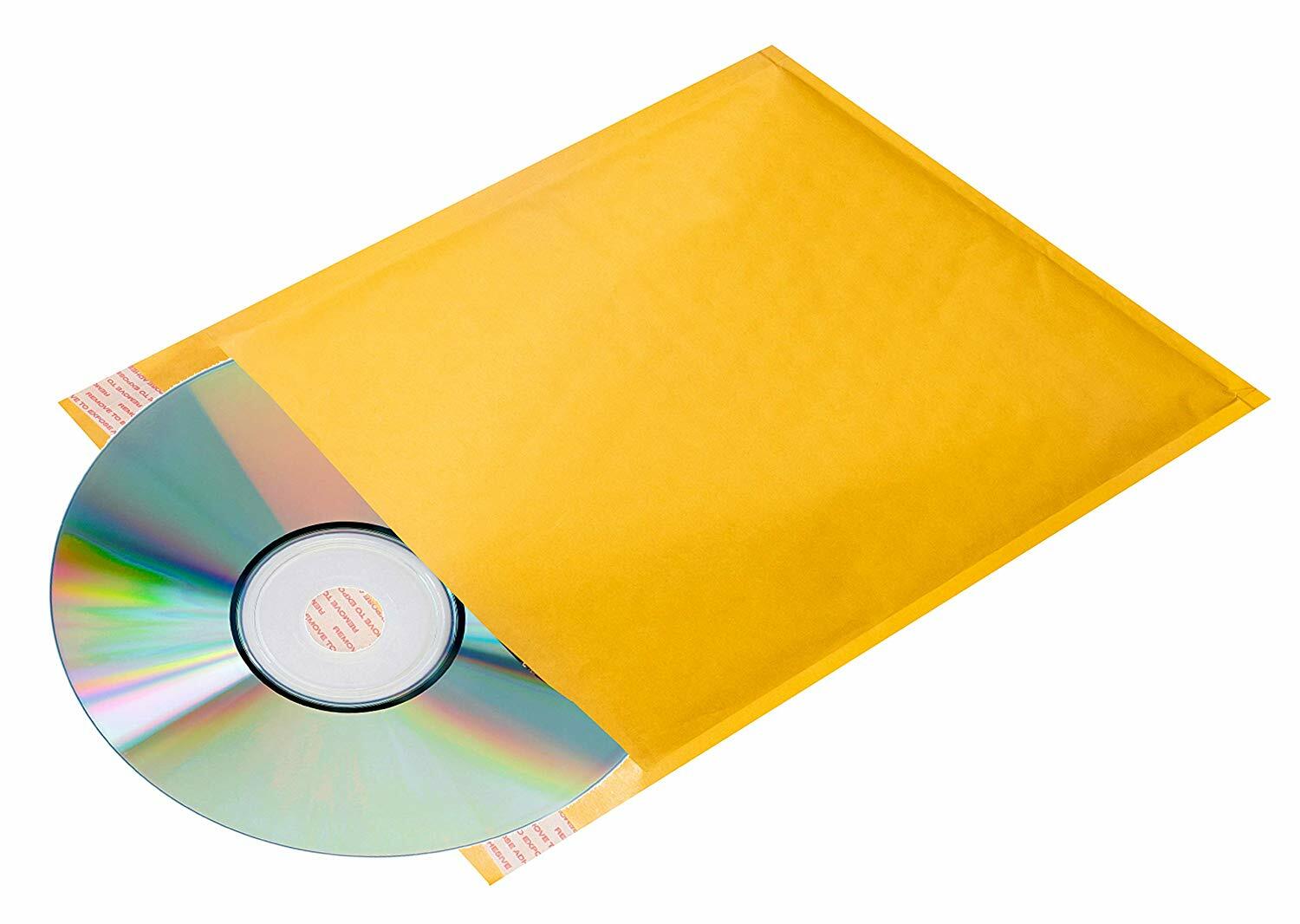 Kraft Gold Air Bubble Mailers Shipping Padded Envelopes Self Seal Made in USA