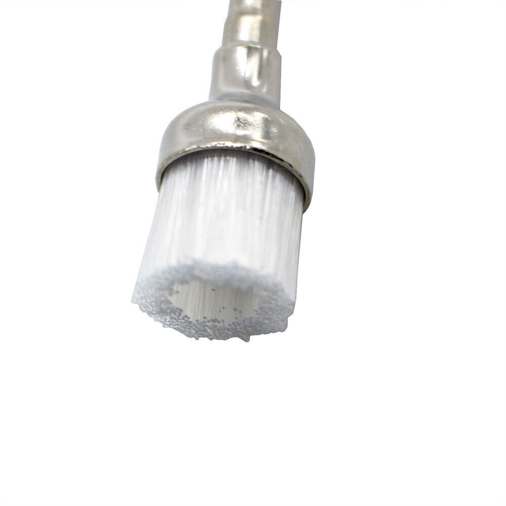 Dental Prophy Polishing Brush Nylon Latch Flat Prophylaxis Polisher Brushes