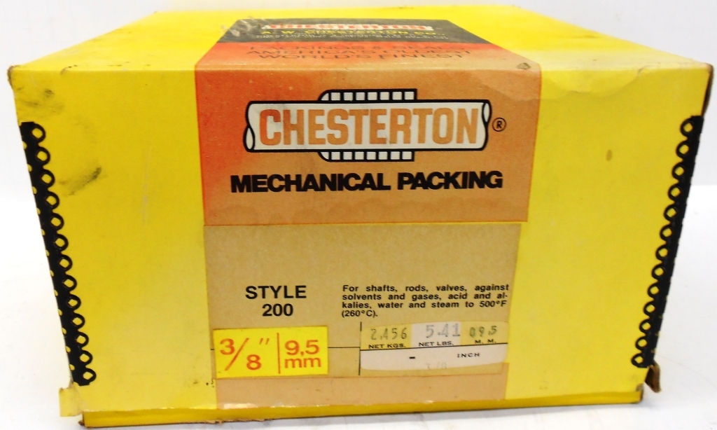 CHESTERTON MECHANICAL PACKING STYLE 200 3/8″ 9.5mm 5 LB BOX- UNIVERSAL PACKING