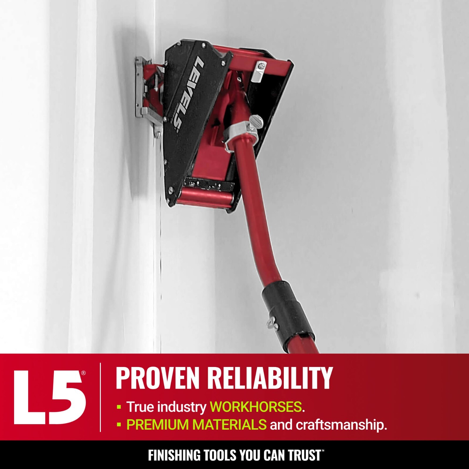 LEVEL5 Finishing Set, Mega Flat Boxes, Corner Finisher + Std. Handles | 4-608