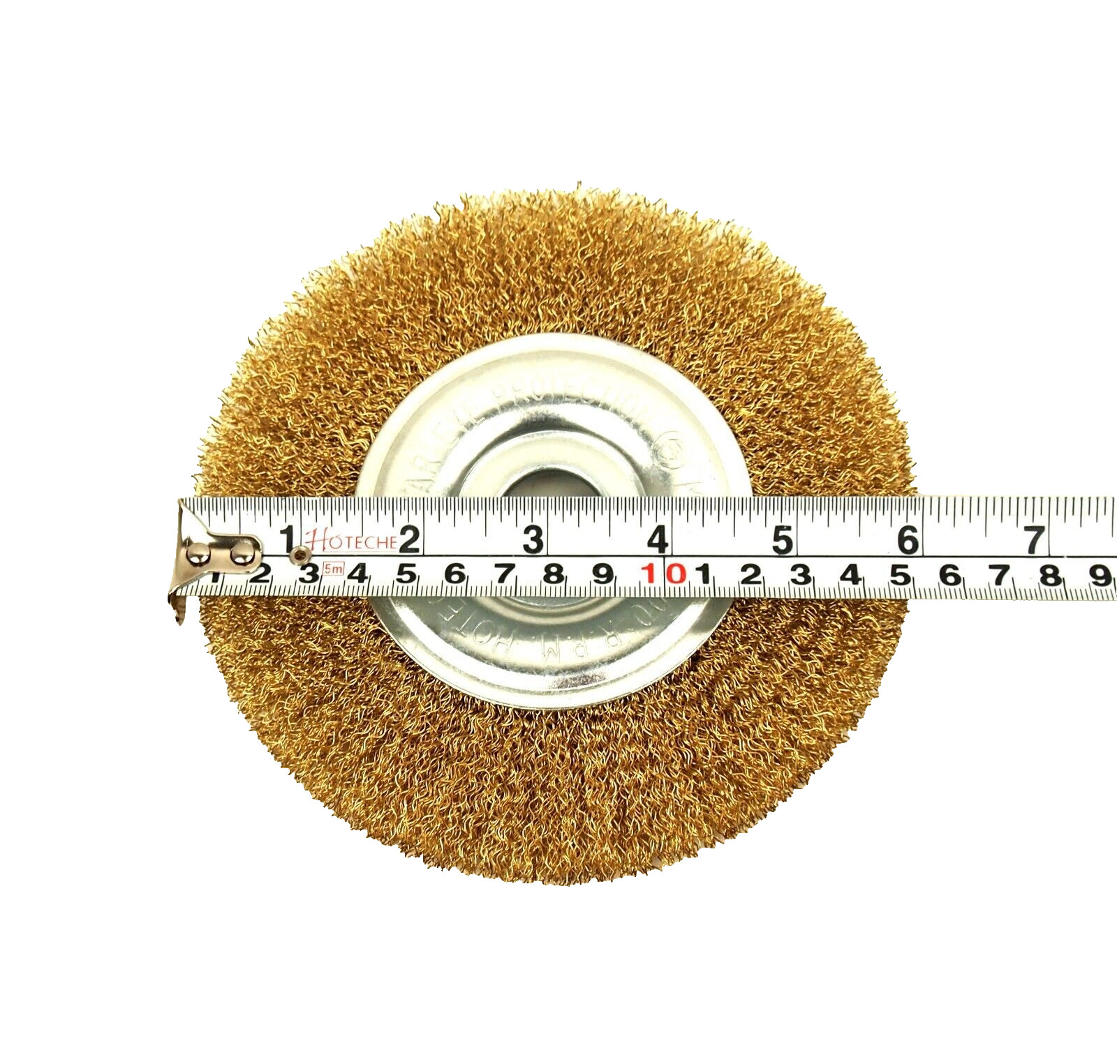 2PC 6” Crimped Wire Wheel Brush 1/2” Thick Deburring Bench Grinder 590306