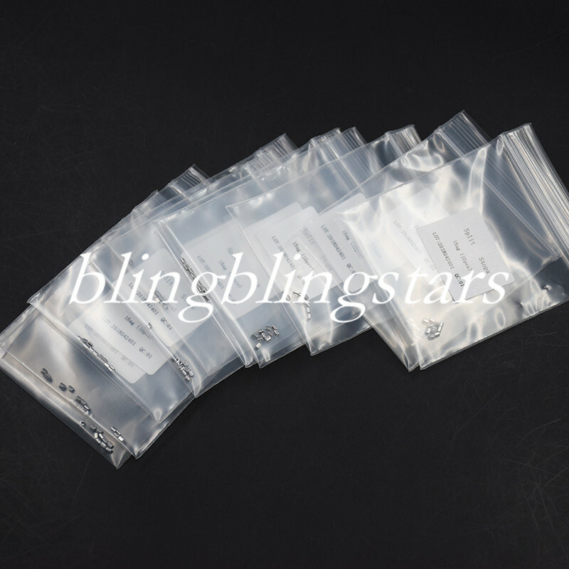 100 Pcs/10 Packs Dental Orthodontic Crimpable Hook Split Sliding Stops General