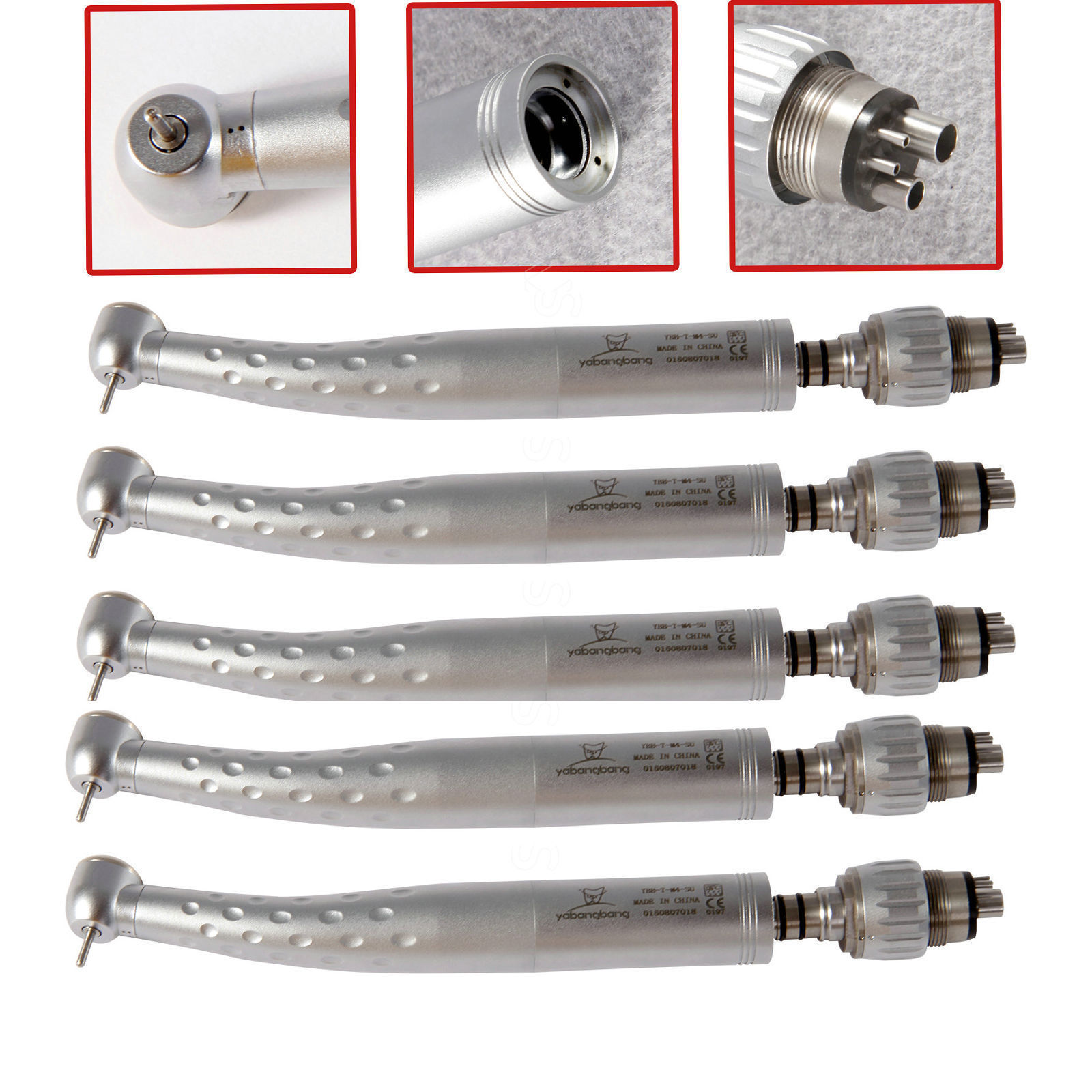 1-5* KaV Style Dental High Speed Handpiece GB4 /4Hole Quick Coupler Swivel