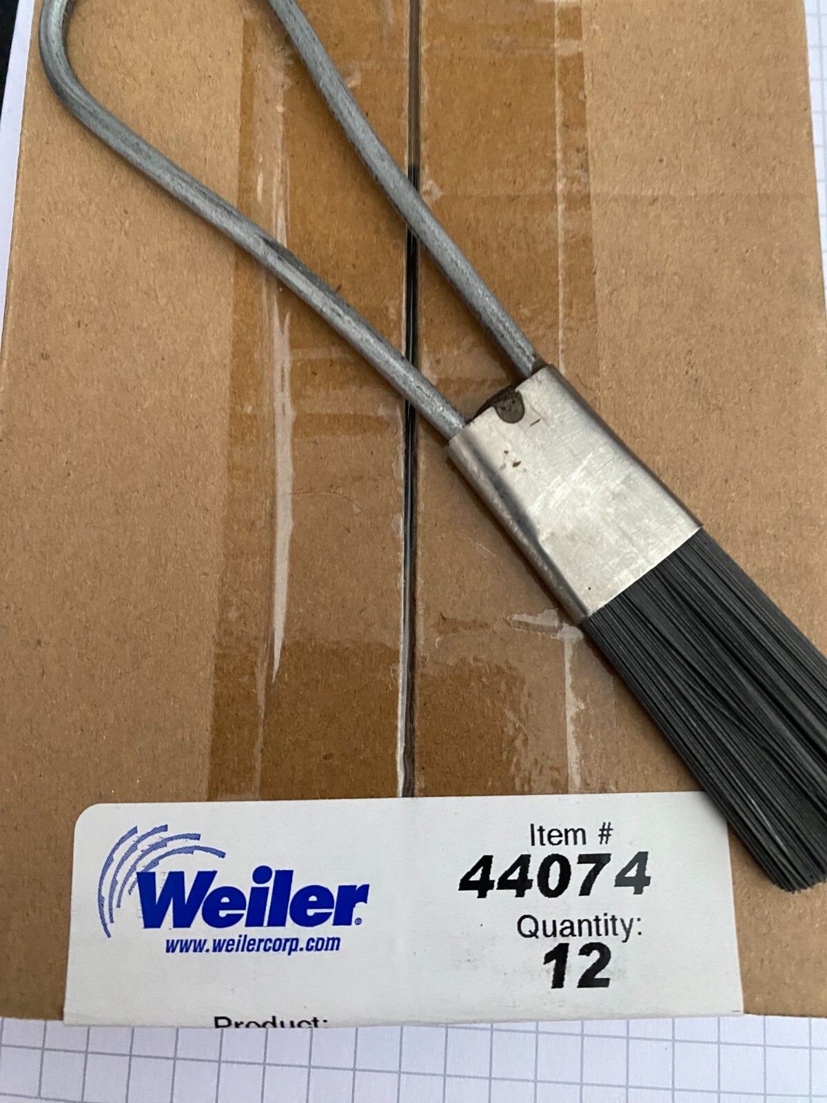 Weiler 0.012 Metal Chip Brush 1-1/2″ Wire Length EDP 44074 ***NEW BOX OF 12***
