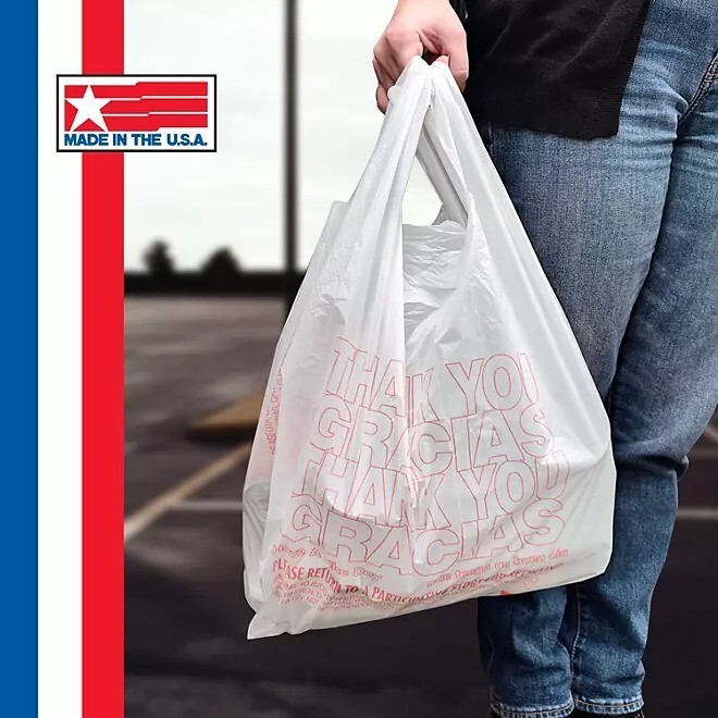 T-Shirt Carry-Out Bags 11.5″ x 6.5″ x 22″ (1,000 ct)