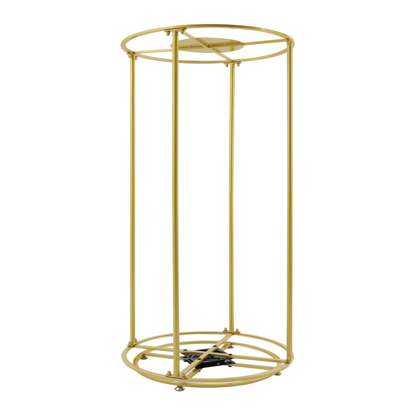 Free Standing Garment Rack 360° Rotating Clothes Display Stand for Store & Home