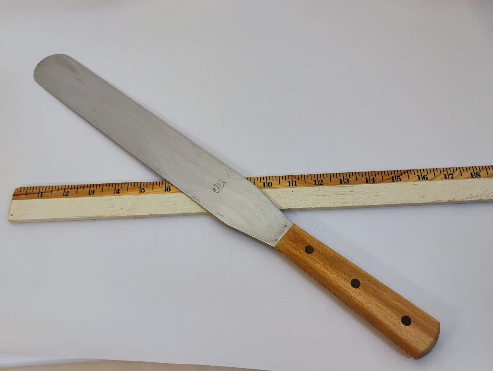Dexter USA NOS 14 inch High Carbon Steel Spatula Palette Knife US Russell 1966