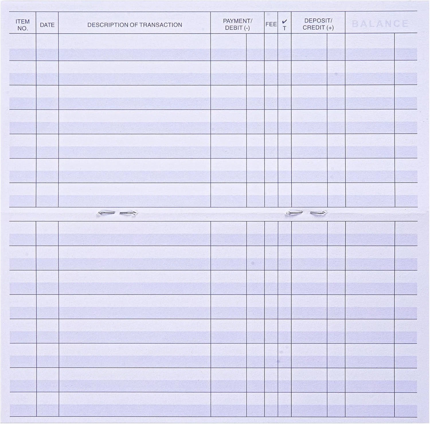 24 PCS Check Registers for Personal Checkbook, Easy to Read Checkbook Register