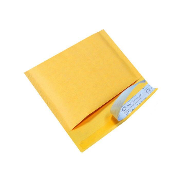 #00 5×10 Kraft Bubble Padded Envelopes Mailers Yellow Shipping Bags AirnDefense