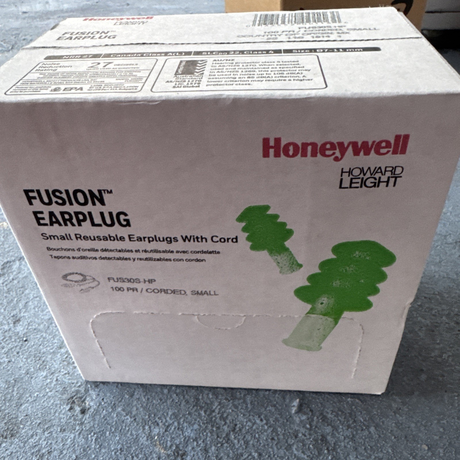 Honeywell FUS30S-HP Multiple-Use Earplugs (100)
