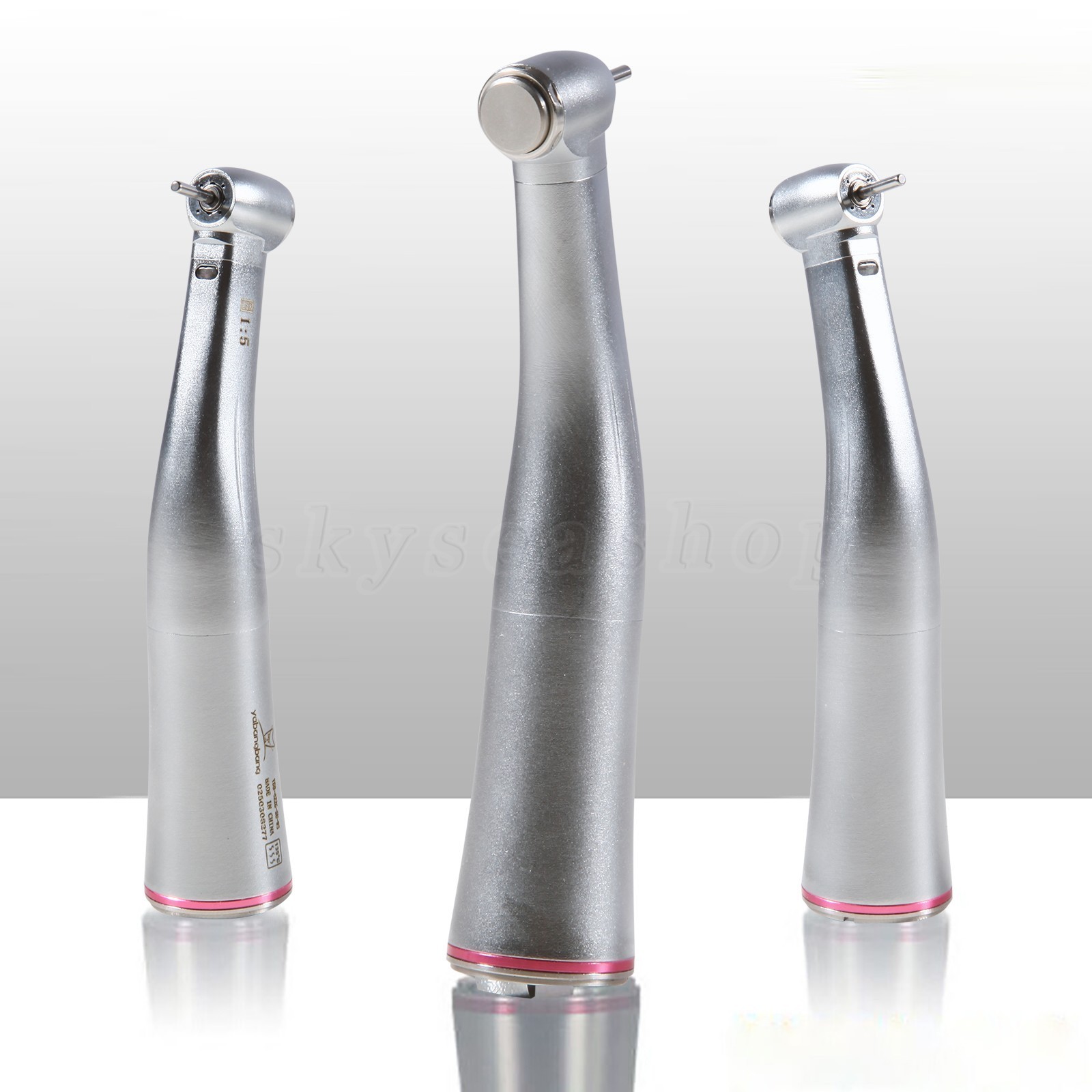 Dental Optic Fiber Contra Angle 1:5 LED Increasing Speed Handpiece /Rotor