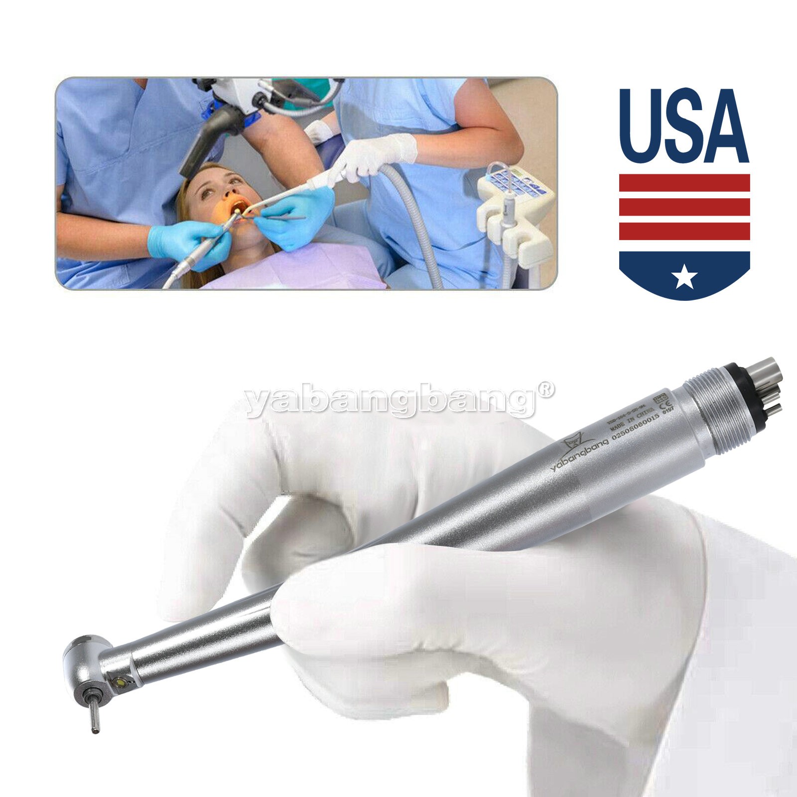 NSK Style Dental Fiber Optic LED High Speed Handpiece Turbina Turbine 2-Hole B2