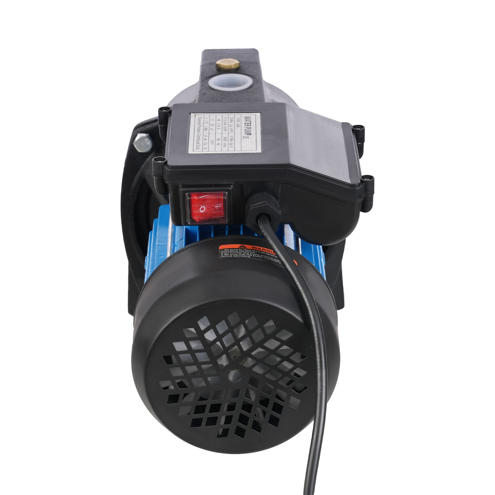 1.6HP Shallow Well Jet Pump, Cast Iron Irrigation Pump for Home Farm Garden Lawn
