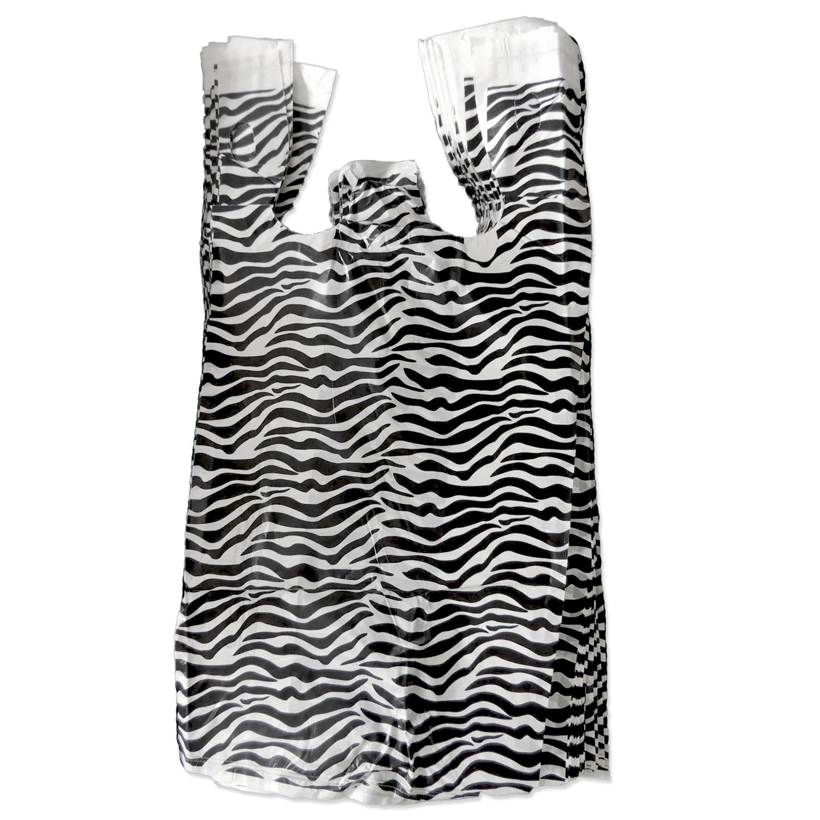 Leopard, Zebra T-Shirt Bags with Handles, 8x5x16″ & 11x6x21 Cute Animal Print Fa