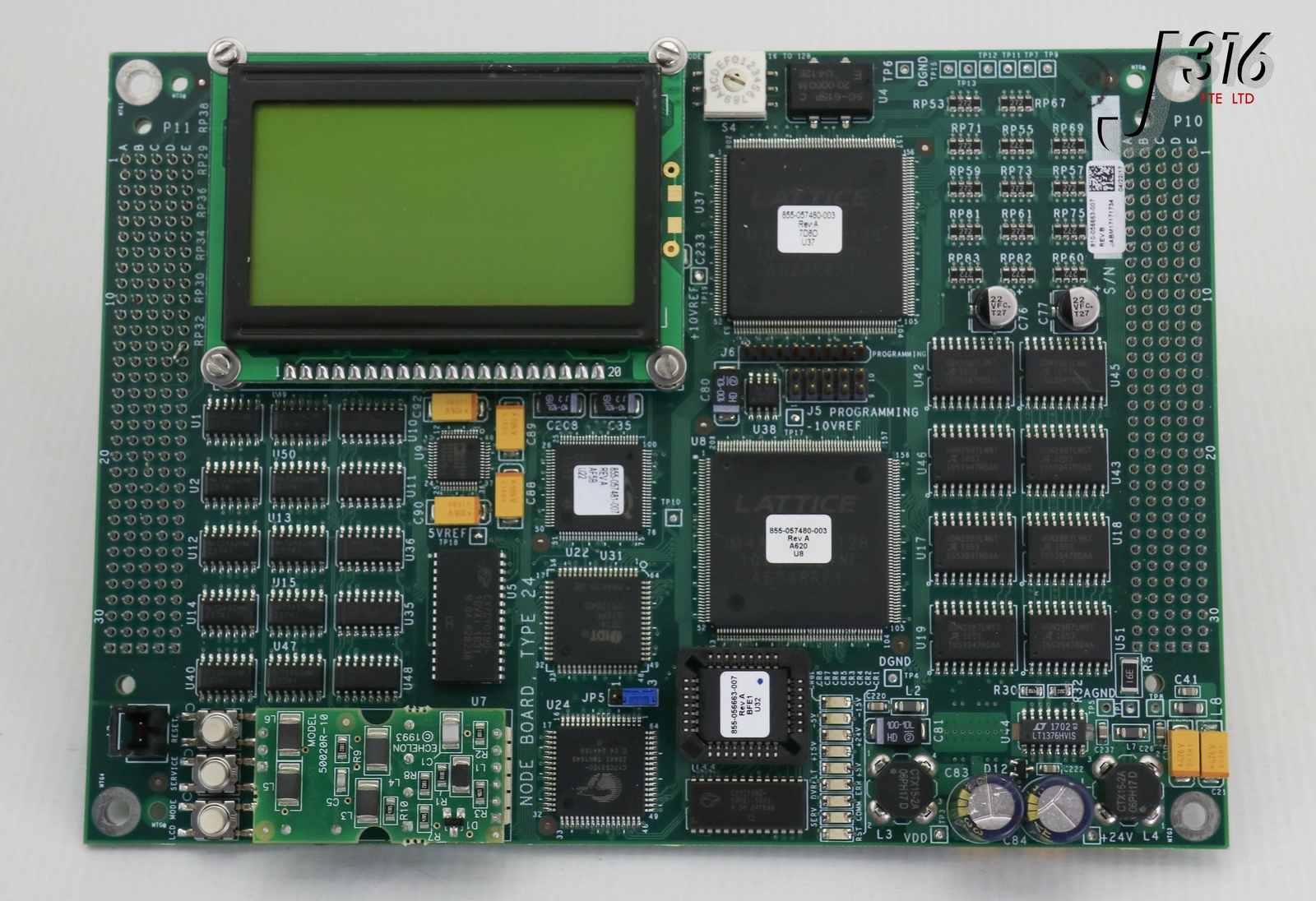 24852 LAM RESEARCH PCB, UI/FIB JTS SIH4 W/ NODE BD TYPE 24 810-111093-100