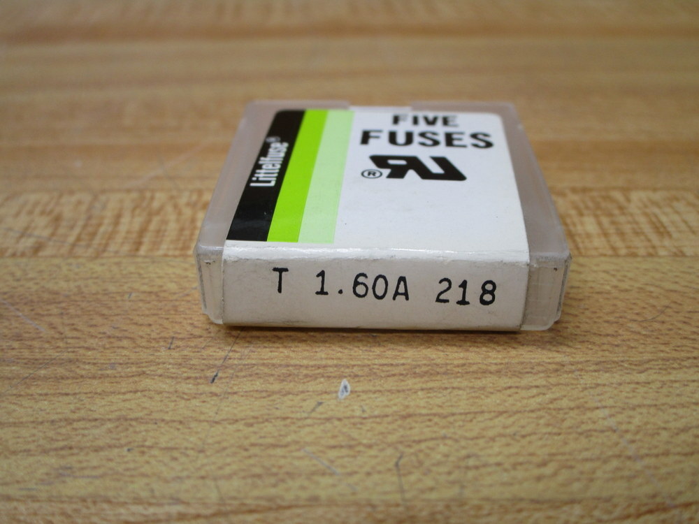 Littelfuse T 1.60A-218 Fuse T1.6AL250V Fine Wire Element (Pack of 10)