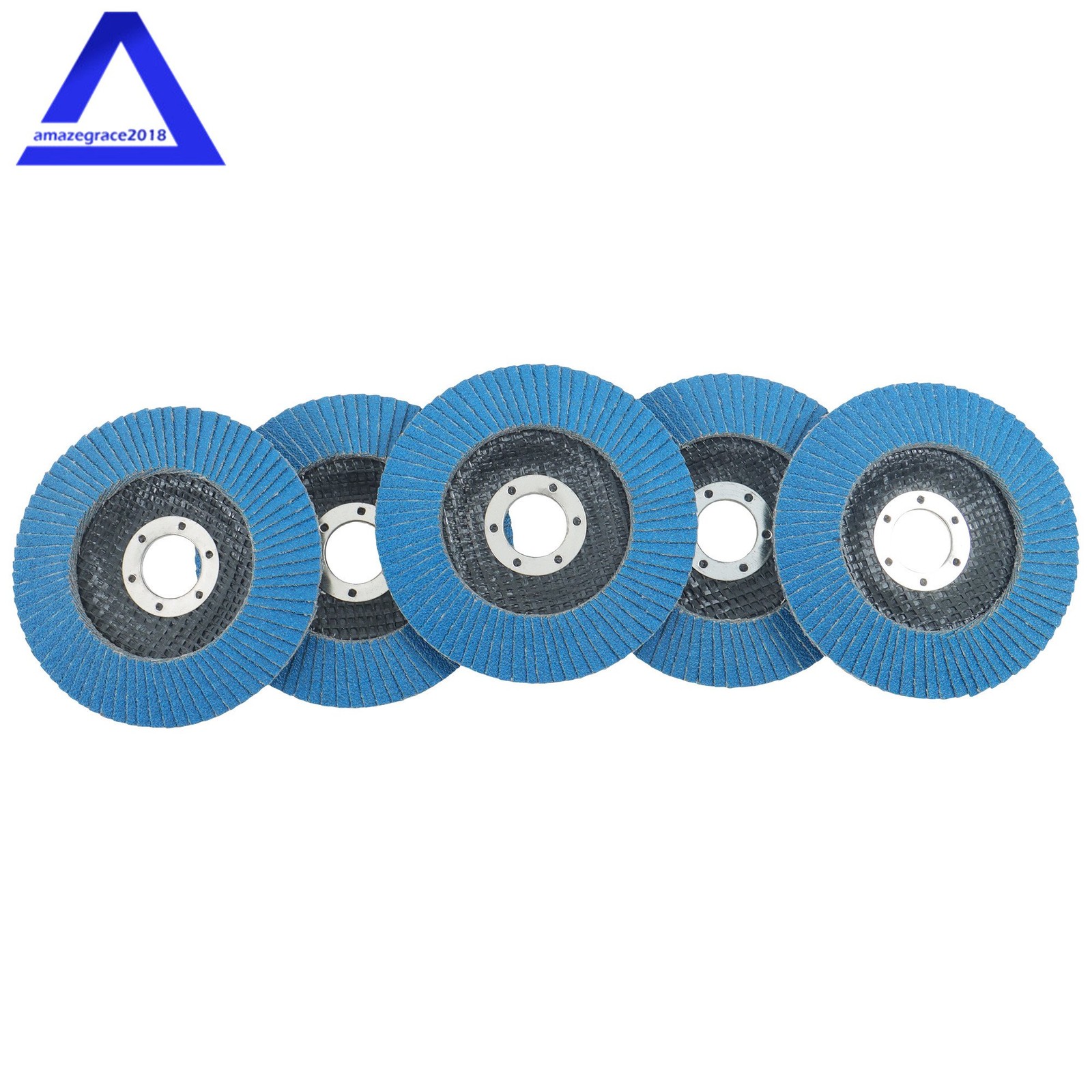 20 Pack Flap Discs 4.5″ × 7/8″ for Angle Grinder Flapper Wheel 80Grit Type 29