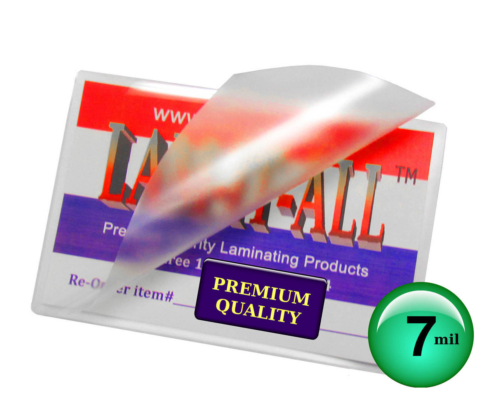 500/pack LAM-IT-ALL 7 Mil Hot Laminating Pouches 2.75 x 3.75 Wallet Photos or?