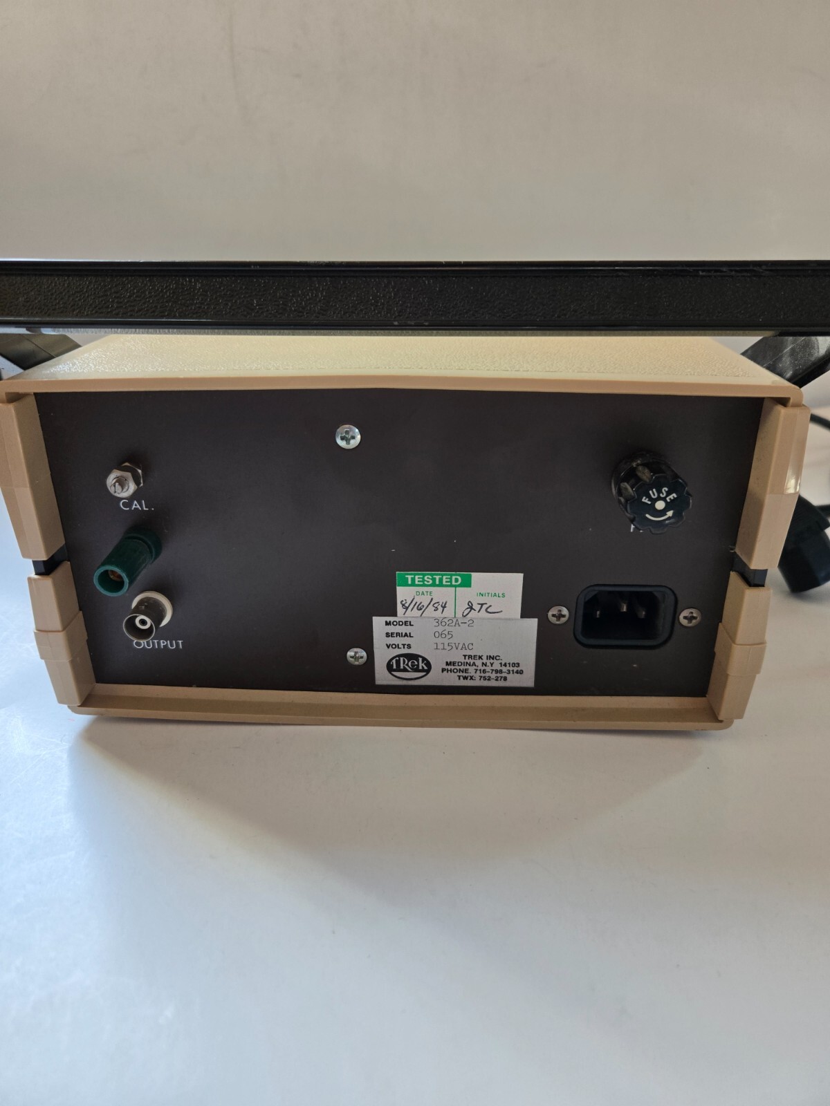 Trek 362A ESVM Electrostatic Voltmeter, no probe