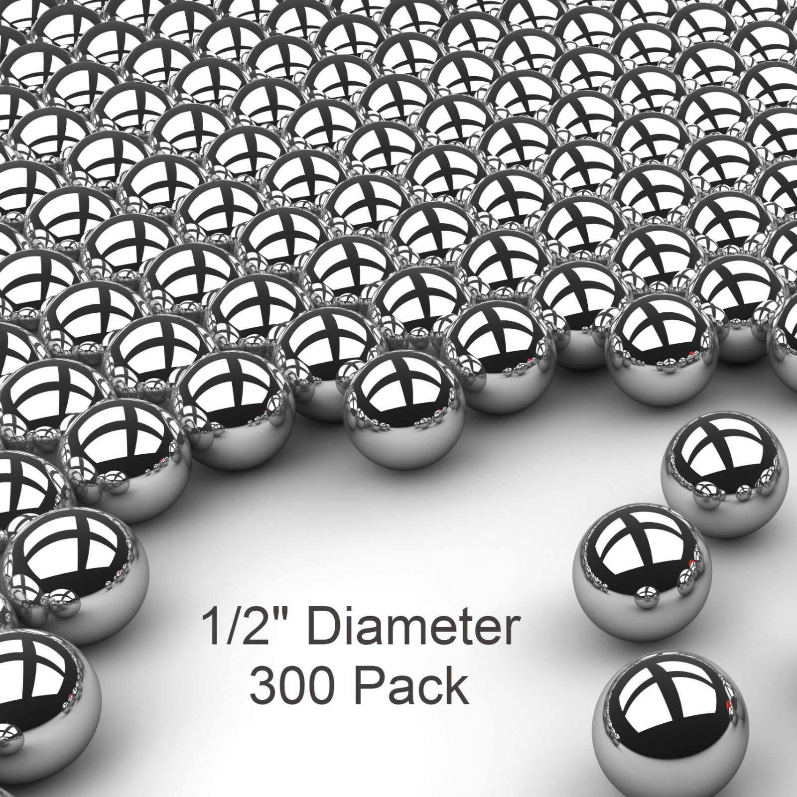 300 1/2″ Inch G25 Precision 440 Stainless Steel Bearing Balls