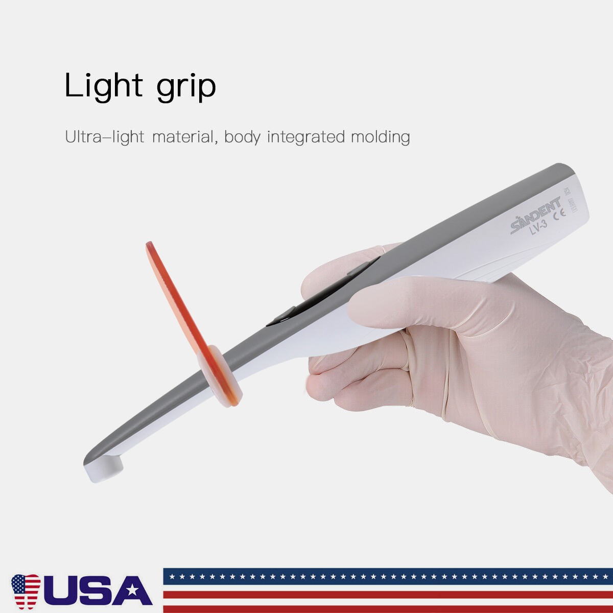 Dental Cordless Led Curing Light 3 Second iLED Cure Lamp Woodpecker DTE Style