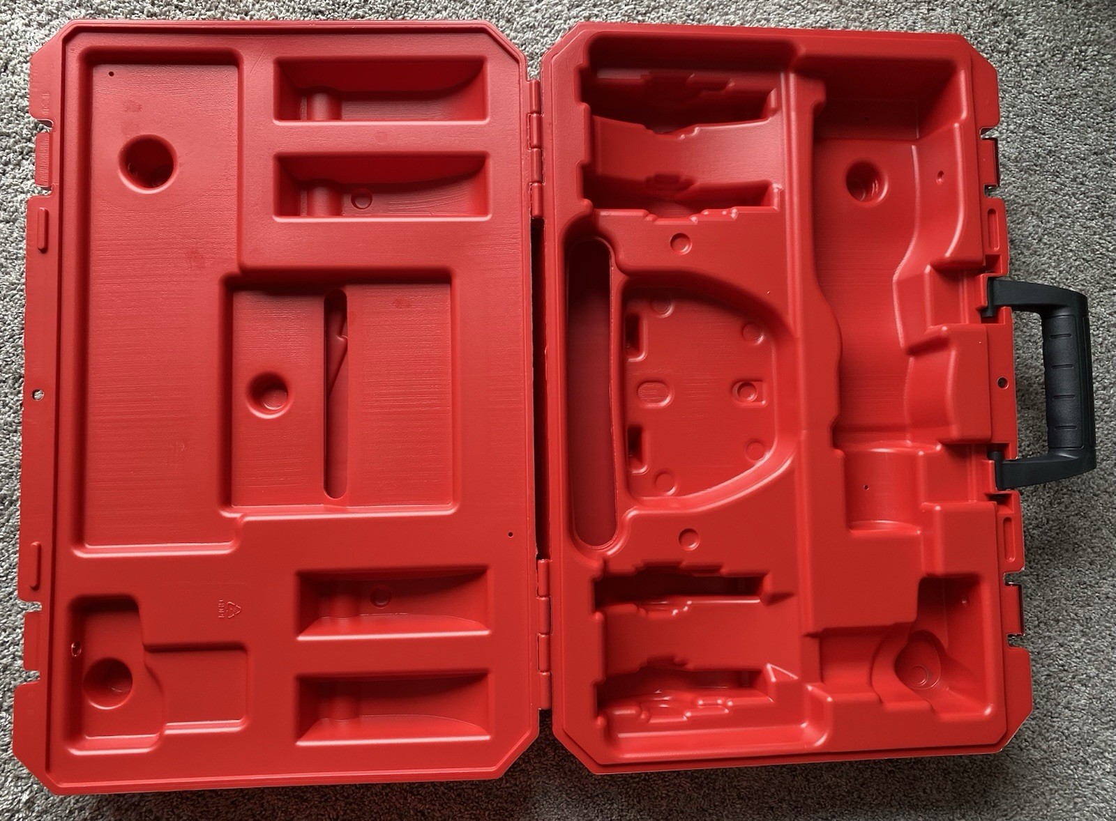 New Milwaukee M12 Force Logic Press Tool Case Only 2473-20 Unused Hard Carry Box