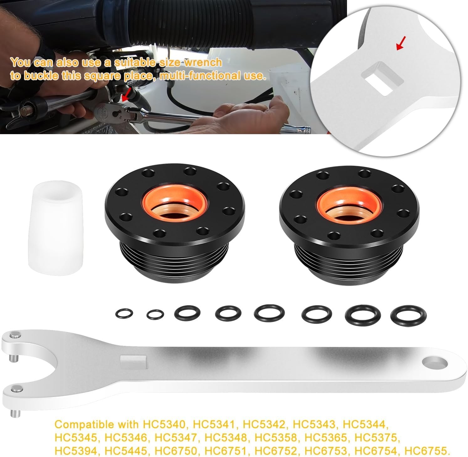 High-Precision HC5345 Seal Kit for SeaStar Steering Multiple Model Compatibility