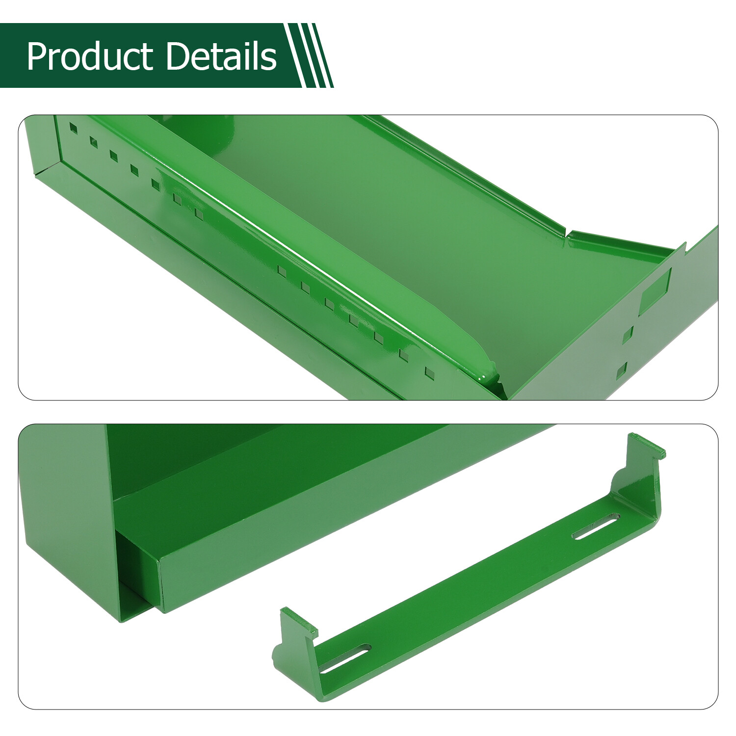 LH+RH Powder Coated Battery Box w/ Bracket For John Deere 4010 4020 4320 4520