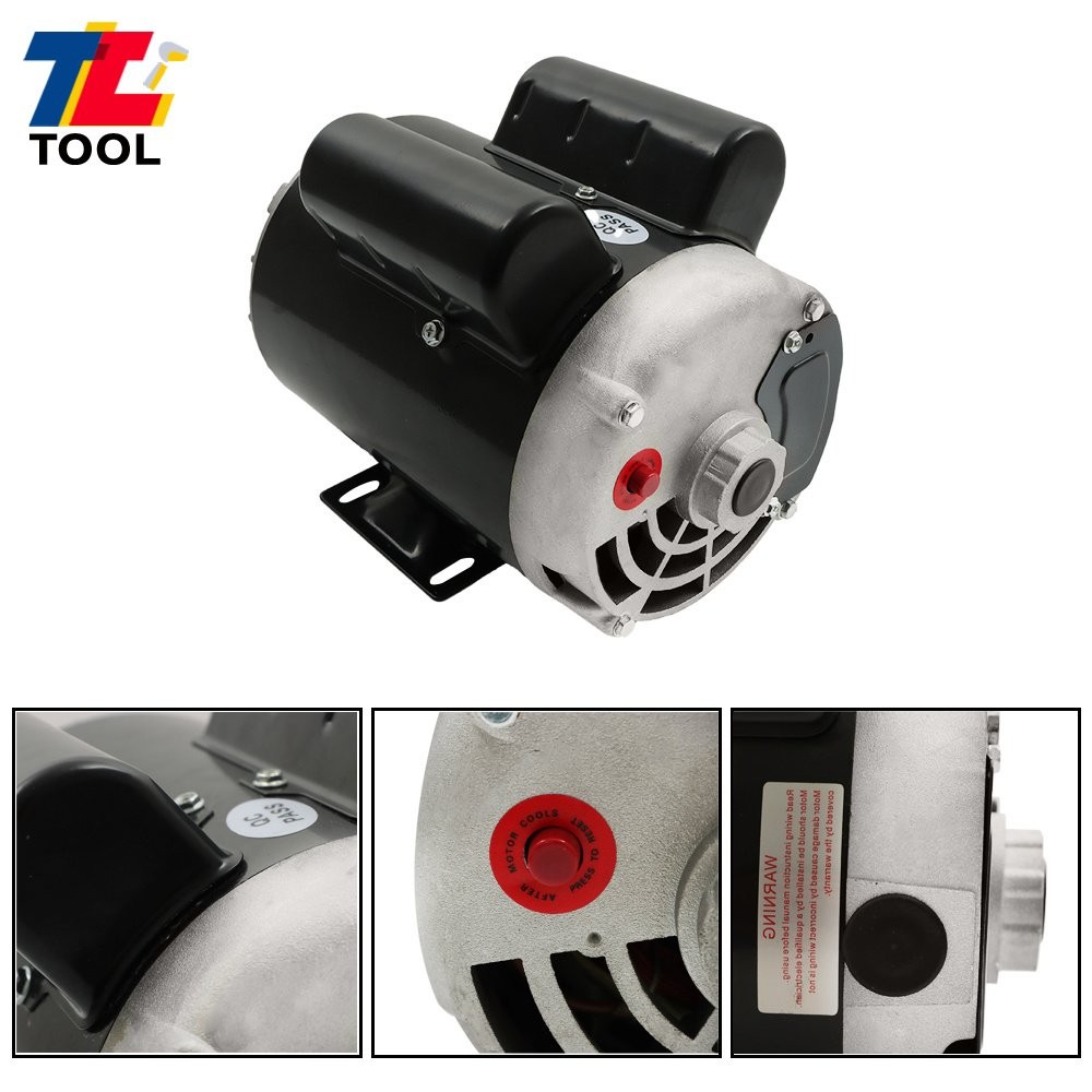 5HP 56HZ SPL Air Compressor Motor 3450 RPM Single Phase Electric Motor 230V 7/8″