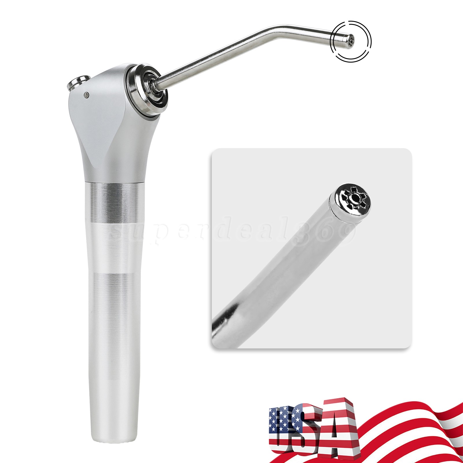 Dental Latch Type Prophy Polishing Brushes brush Flat Nylon Bristles # 1