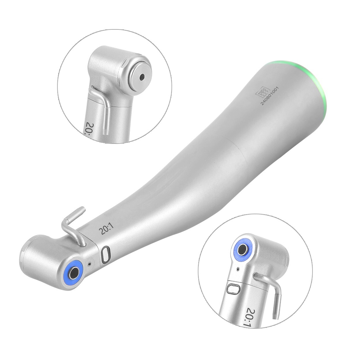 AZDENT Dental Implant Handpiece 20:1 LED Contra Angle Fit For NSK Implant Motor