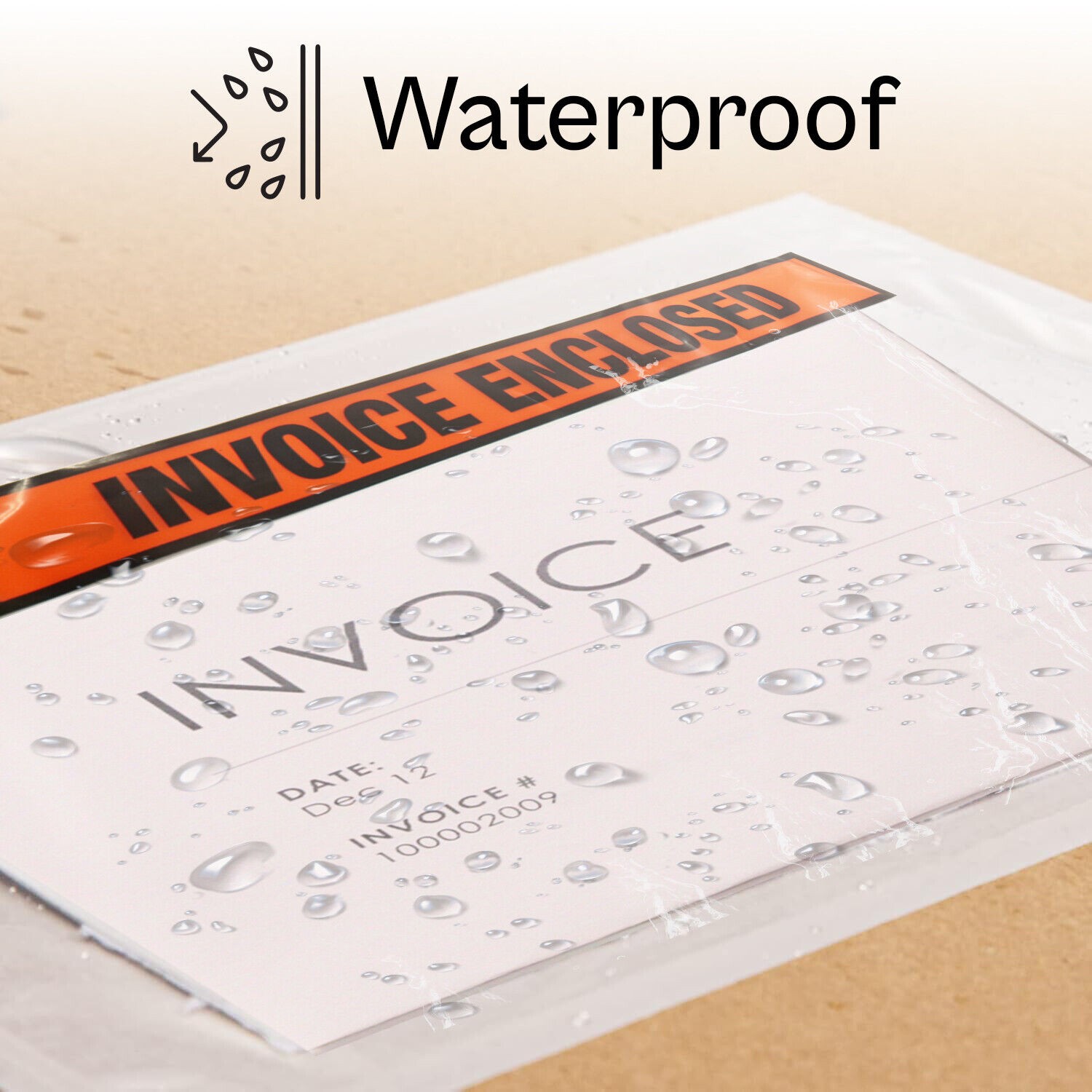 4.5″ x 5.5″ Invoiced Enclosed Envelopes Panel Face Back Side Loading 1000 Pcs