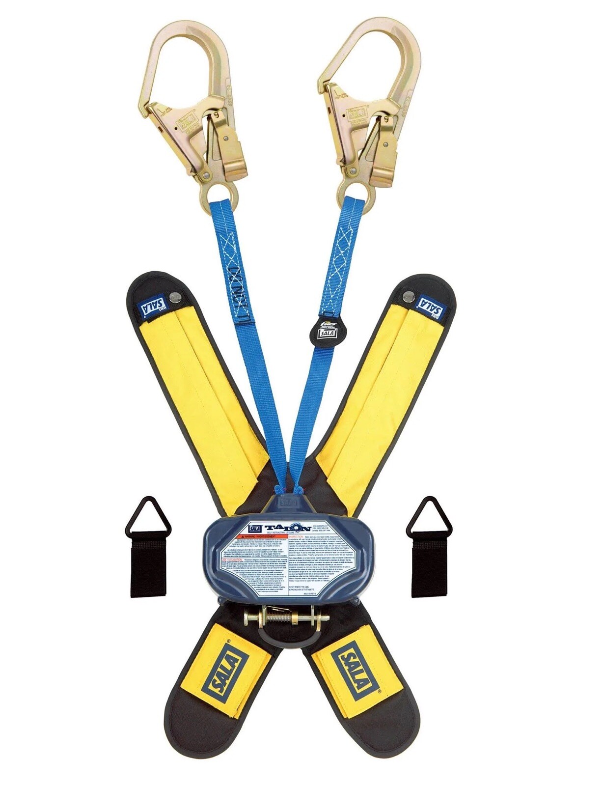DBI-Sala 3M Talon 6′ Twin-Leg Quick Connect Self Retracting Lifeline, Nylon Web