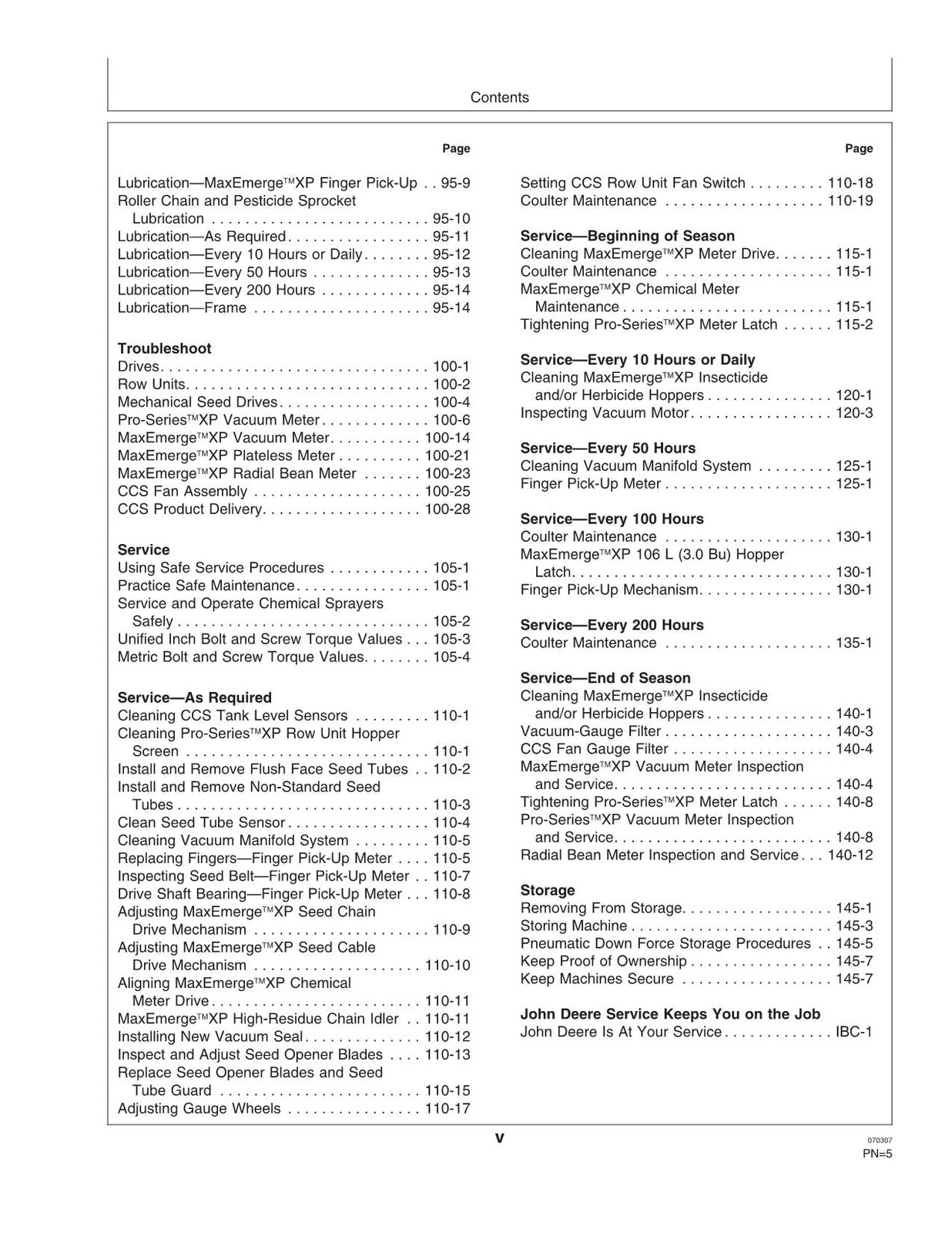 JOHN DEERE DB44 DB58 DB60 DB66 DB88 DB90 DB74 DB50 PLANTER OPERATORS MANUAL #2