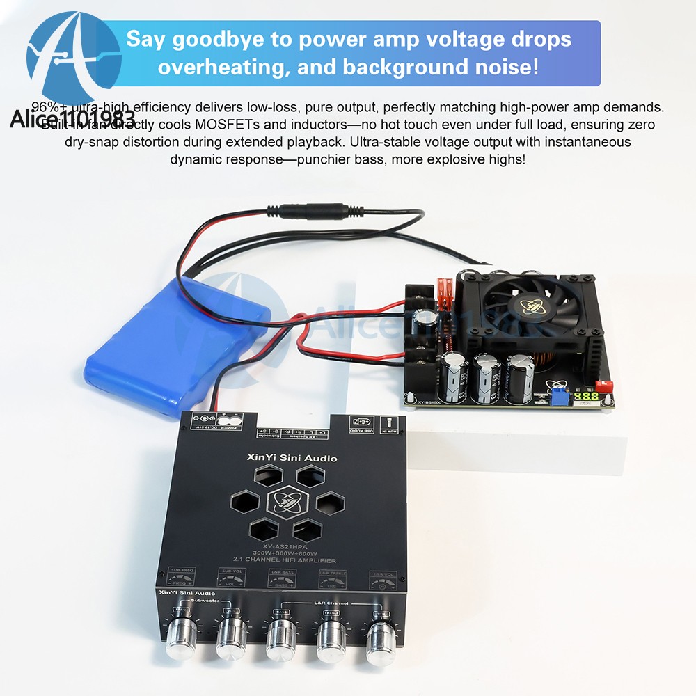 900W 1500W 3000W Adjustable Boost Module Audio Amplifier Dedicated Power Supply