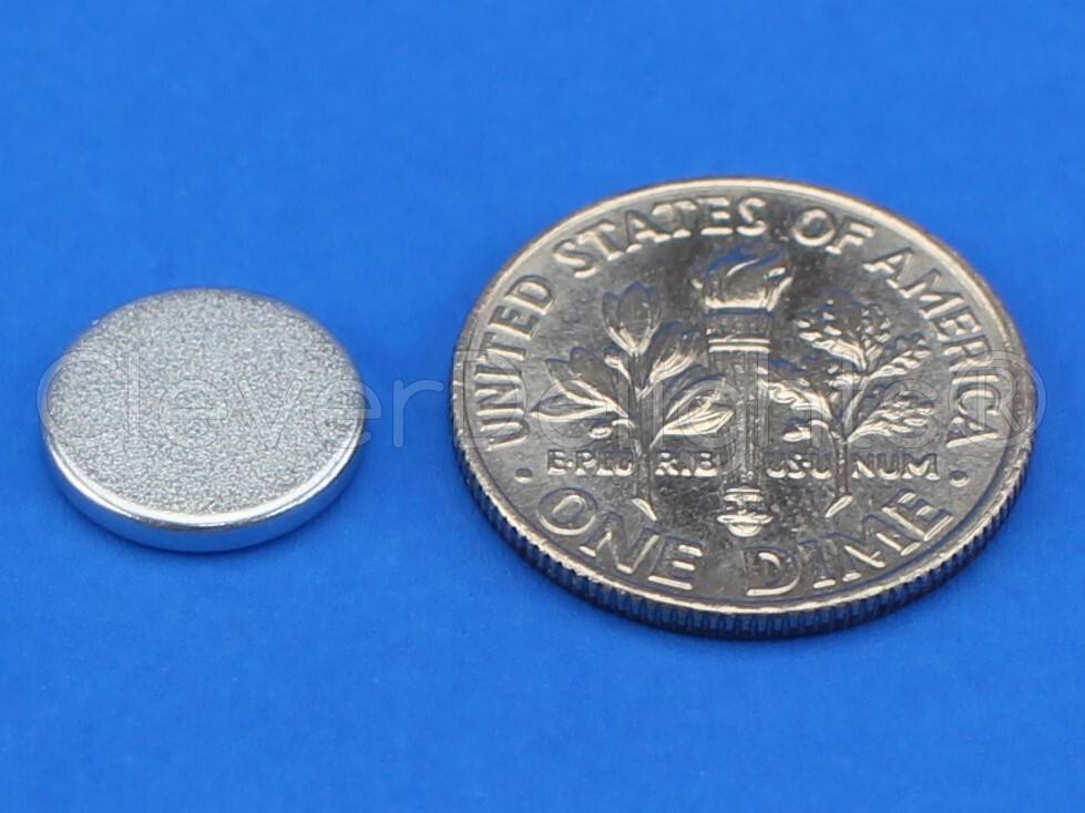 10mm x 1.5mm Neodymium Magnets – N50 Disc Magnet – 500 2750 Pk – 3/8″ x 1/16″