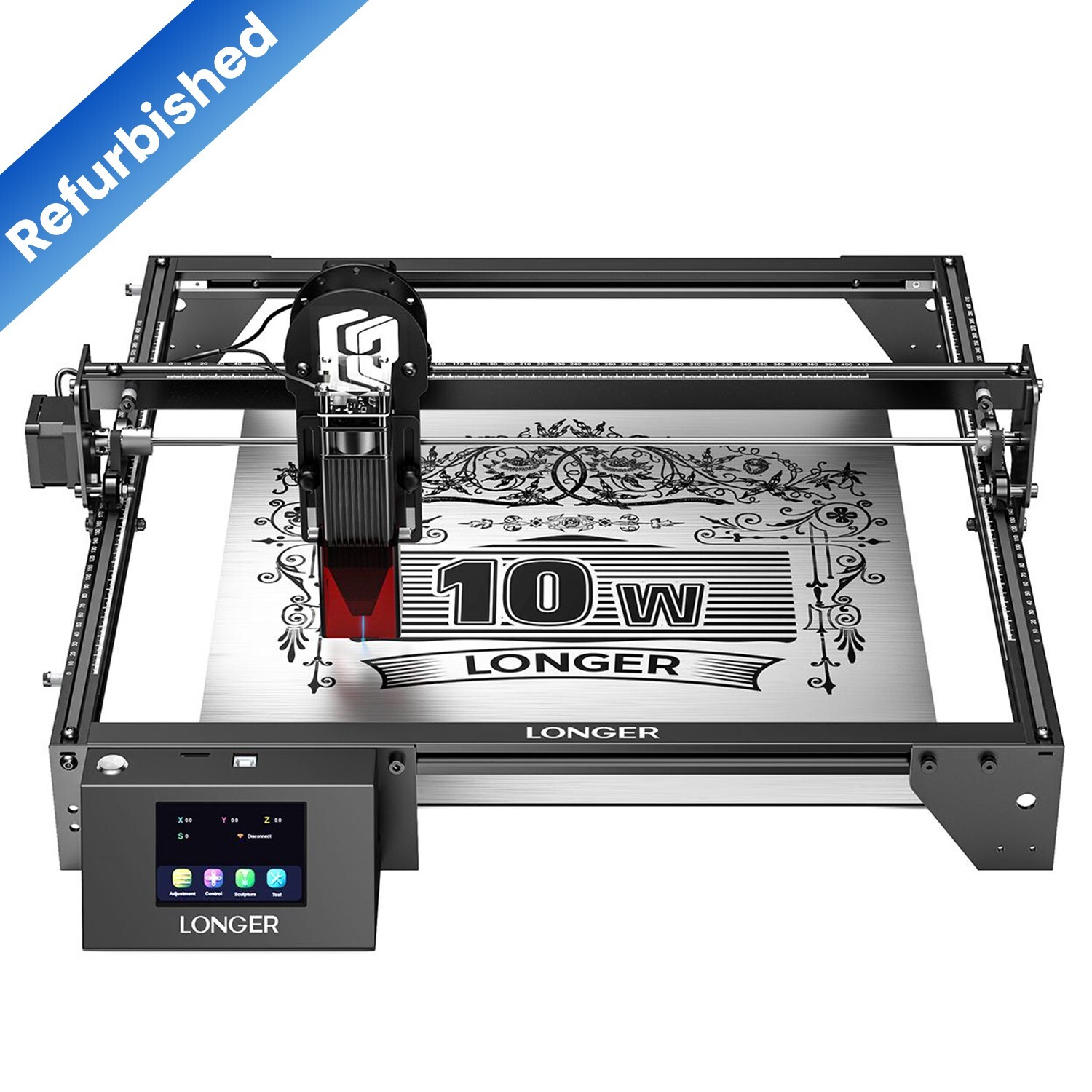 Longer RAY5 10W Laser Engraver, Laser Cutter,24000mm/min Used-B? Free Honeycomb