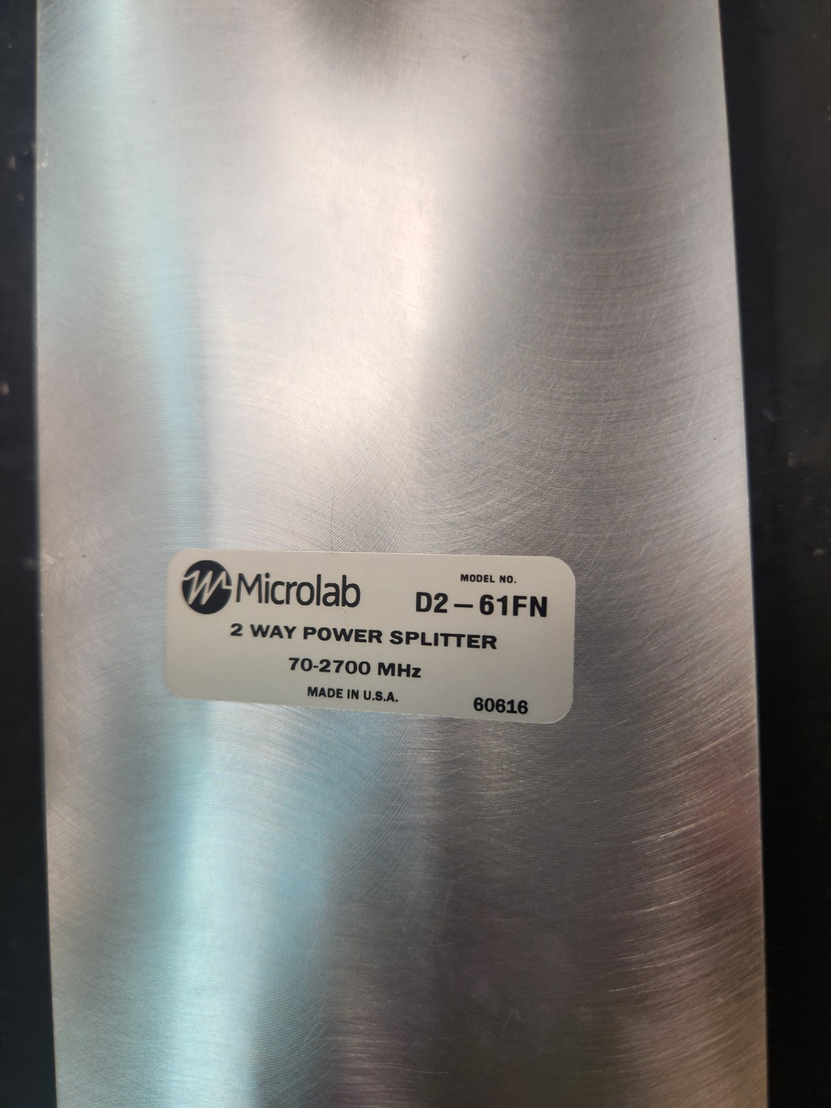 Microlab D2-61FN Power Splitter 2-Way, N Connectors 70-2700 MHz 12-18dB