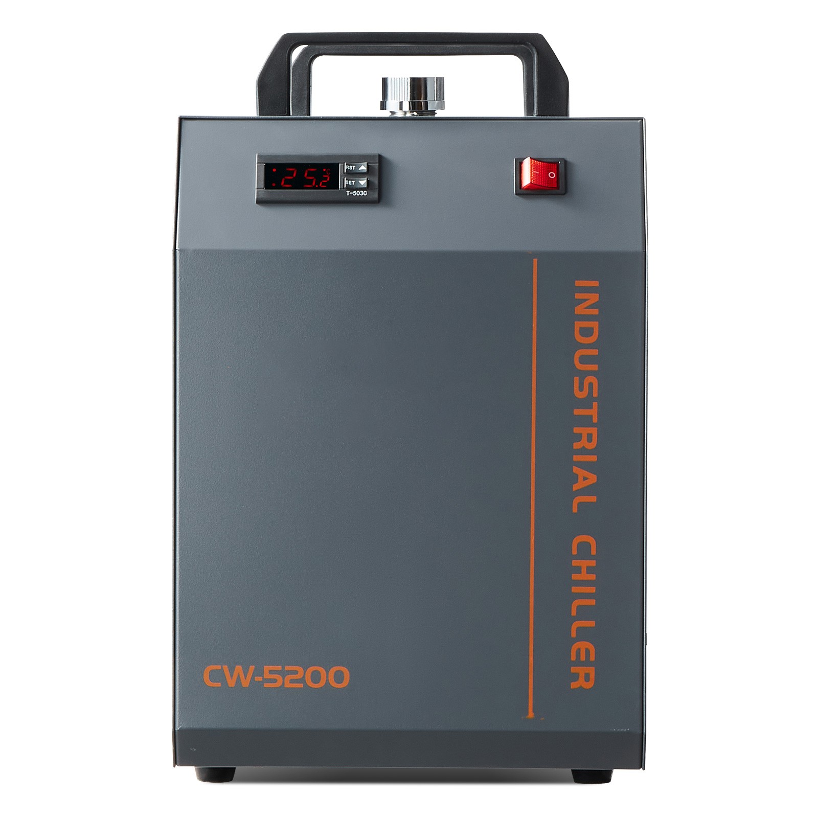 VEVOR Industrial Water Chiller CW-5200 7L 13L/min Laser Chiller with Compressor