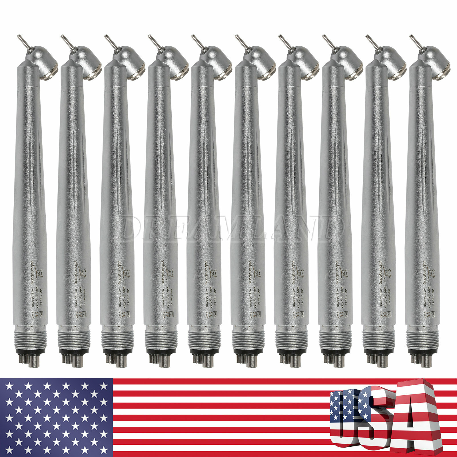 Yabang Dental 45 Degree Surgical High Speed Handpiece Push Button 4Hole 1-10 pcs