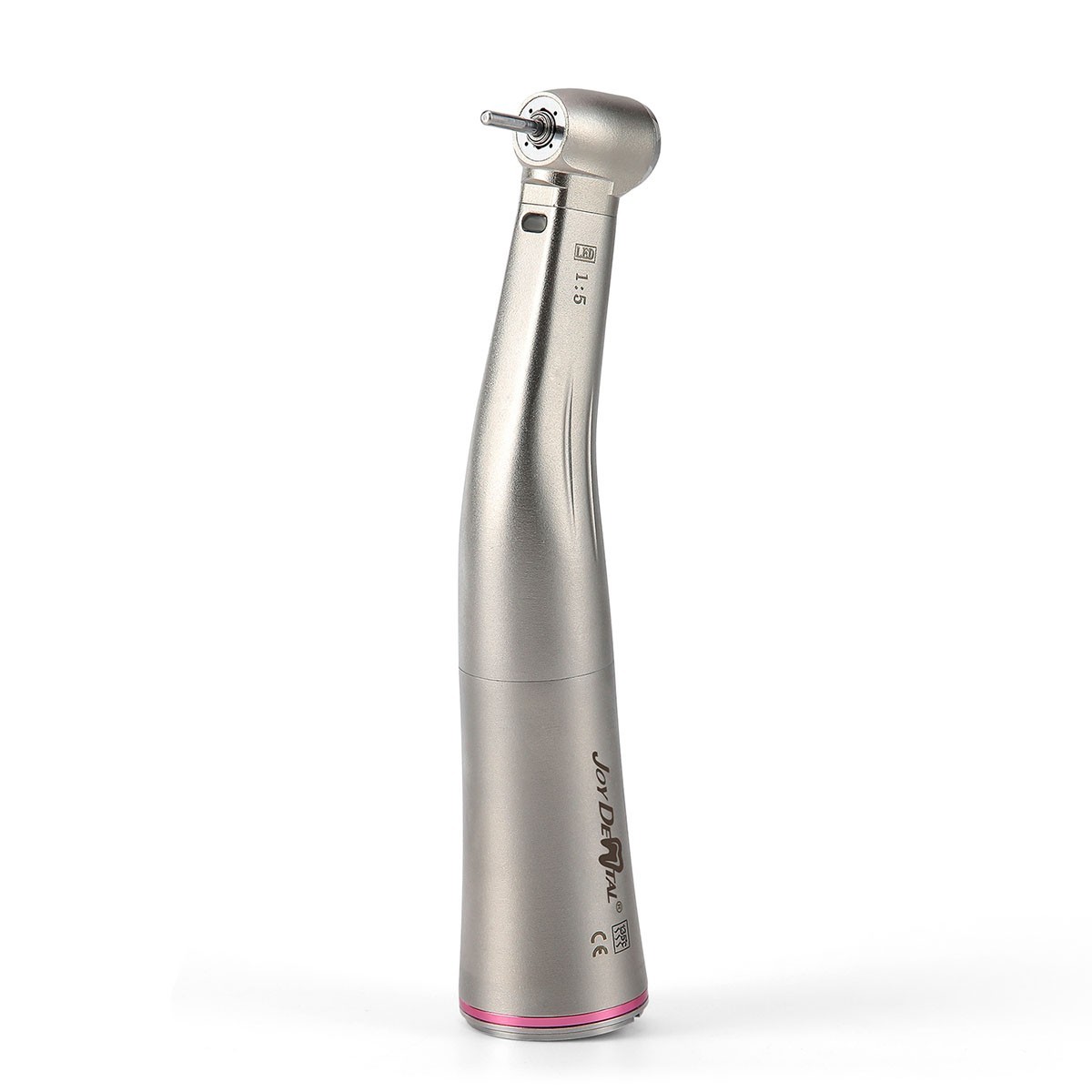 Dental Electric LED Standard 1:5 Fiber Optic Contra Angle Handpiece High Speed