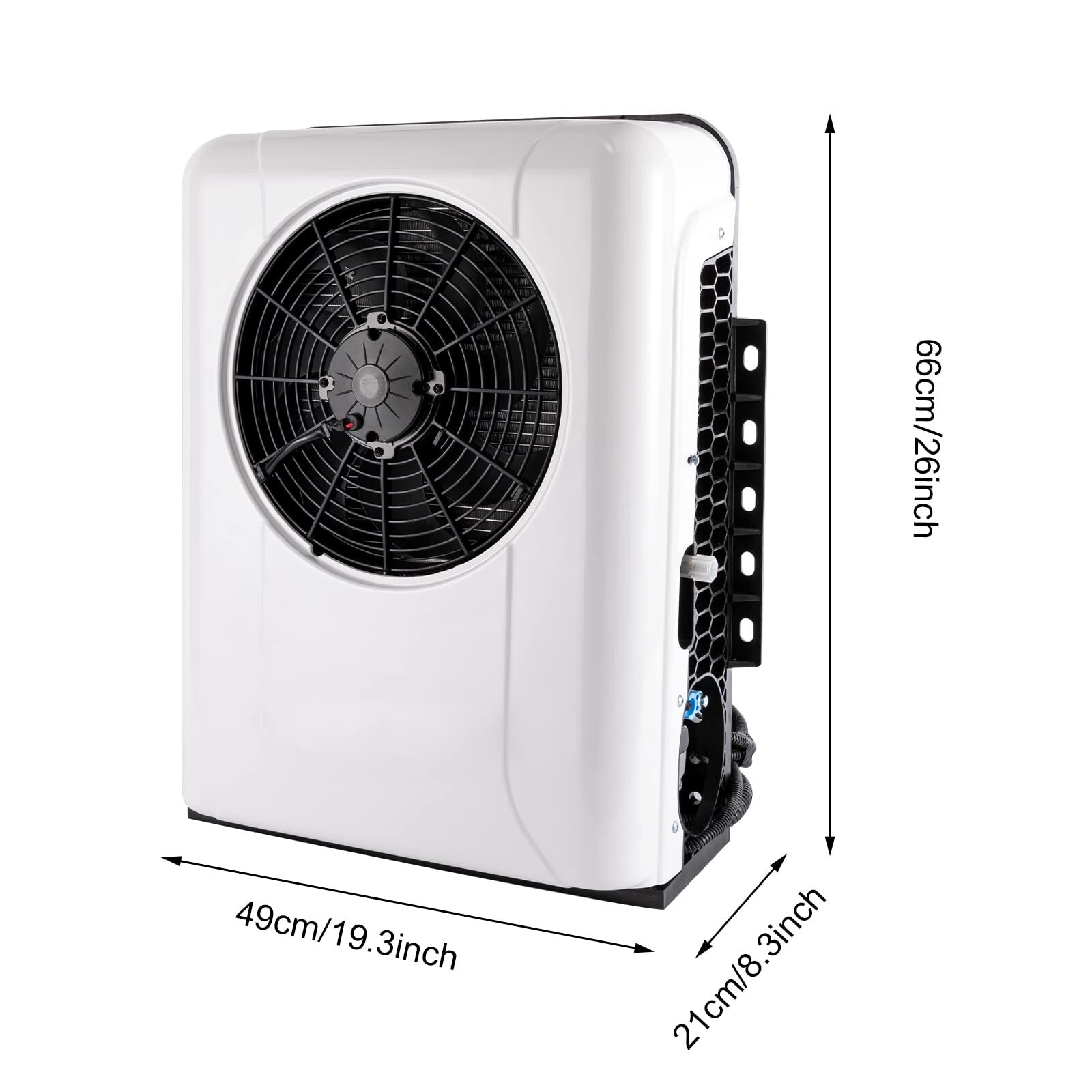 DC 12V Truck Air Conditioner 12000 BTU Split Car Cab RV AC Unit Fit Bus Caravan