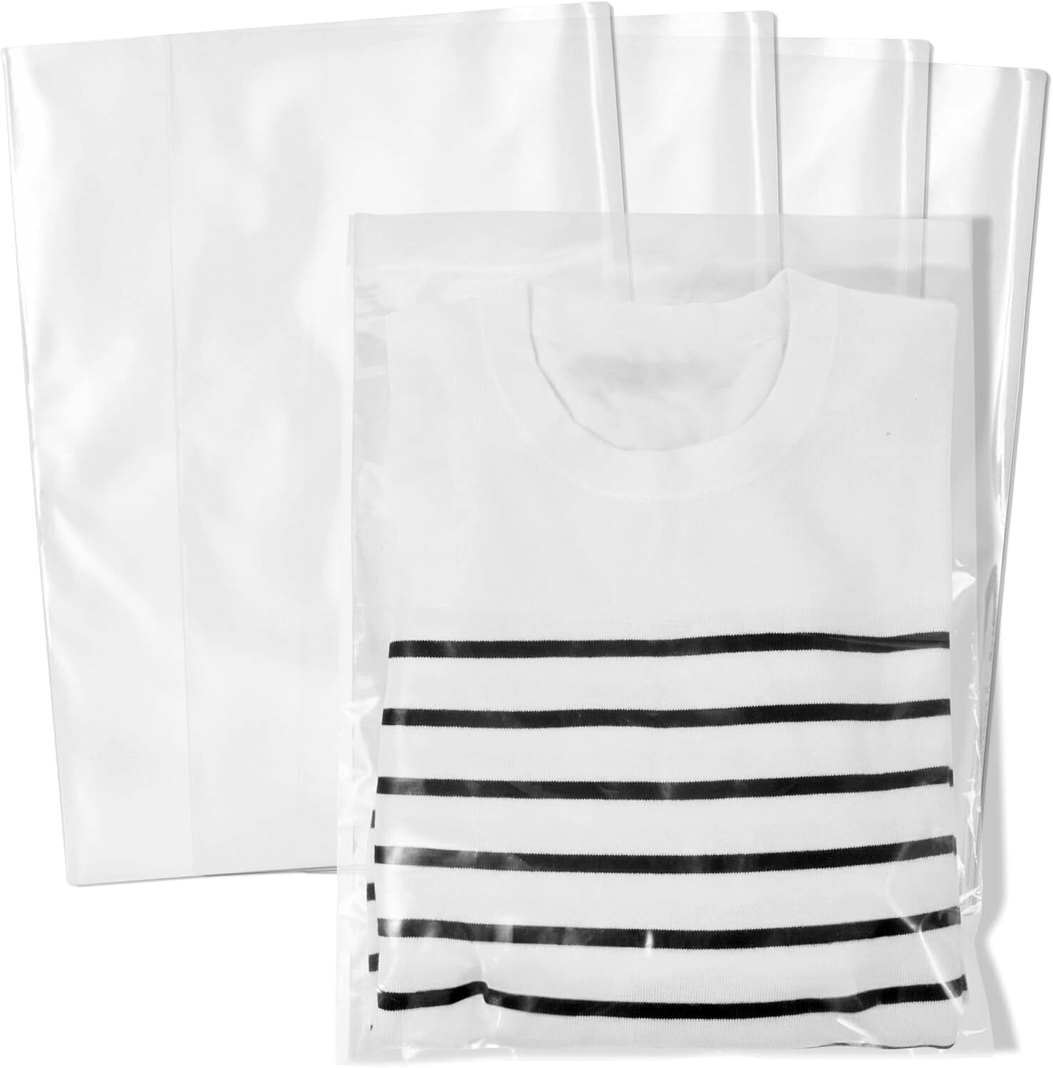 1000 Pieces 6″ x 9″, Poly Bags with Top Opening for Shipping Small Items, 1 Mil