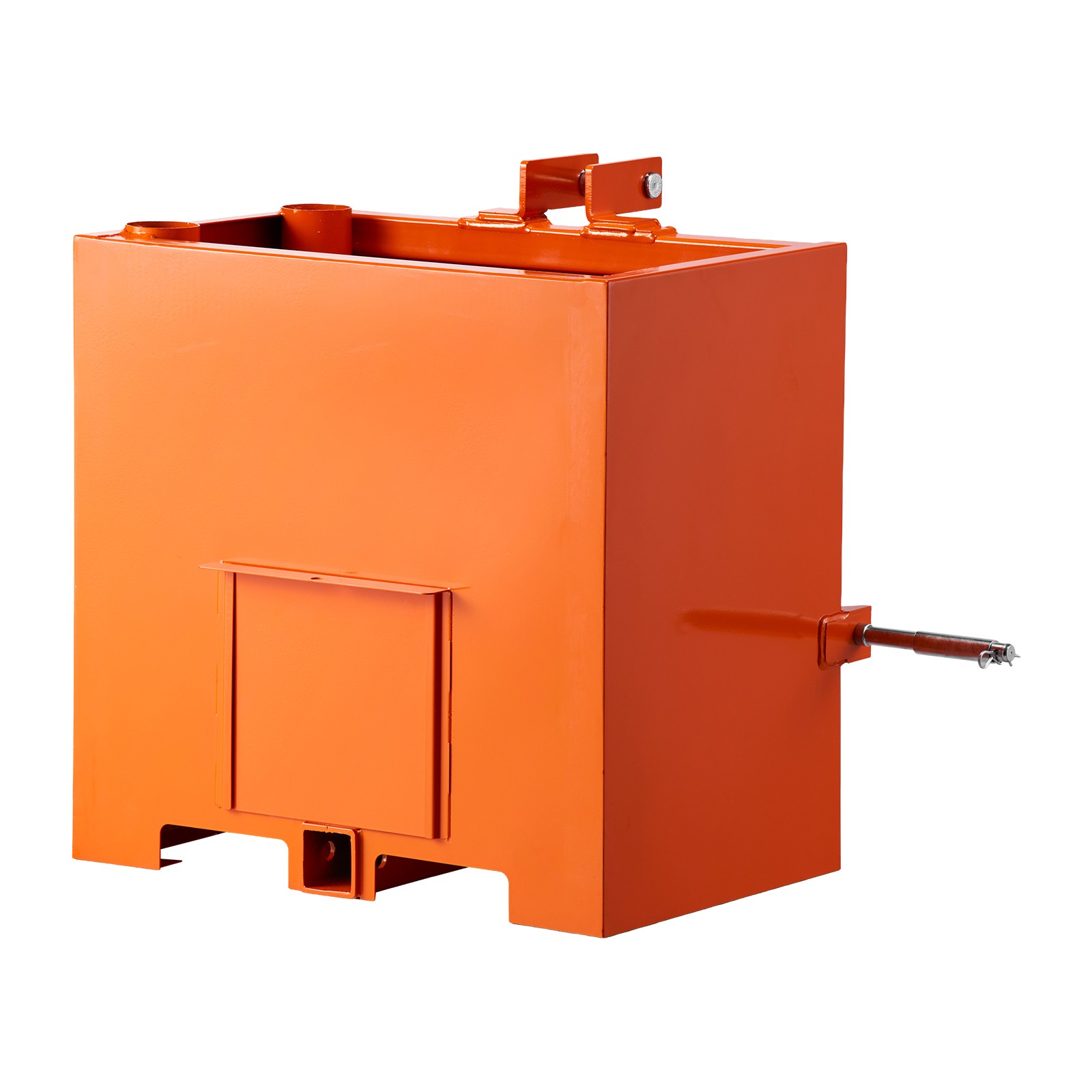 Ballast Box 3 Point Category 1 Tractor 5ft³ Capacity 800lbs Counterweight Orange