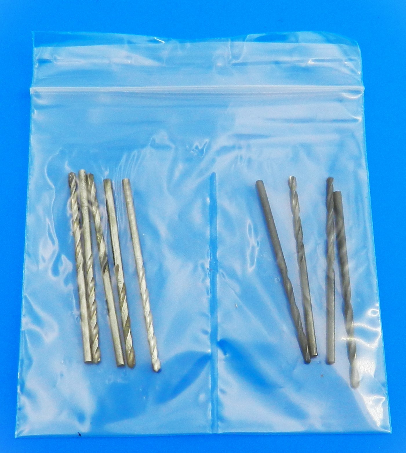 4×4 Bags 2-Compartment Poly Clear Center Split Divider Middle 4″ Reclosable 1000