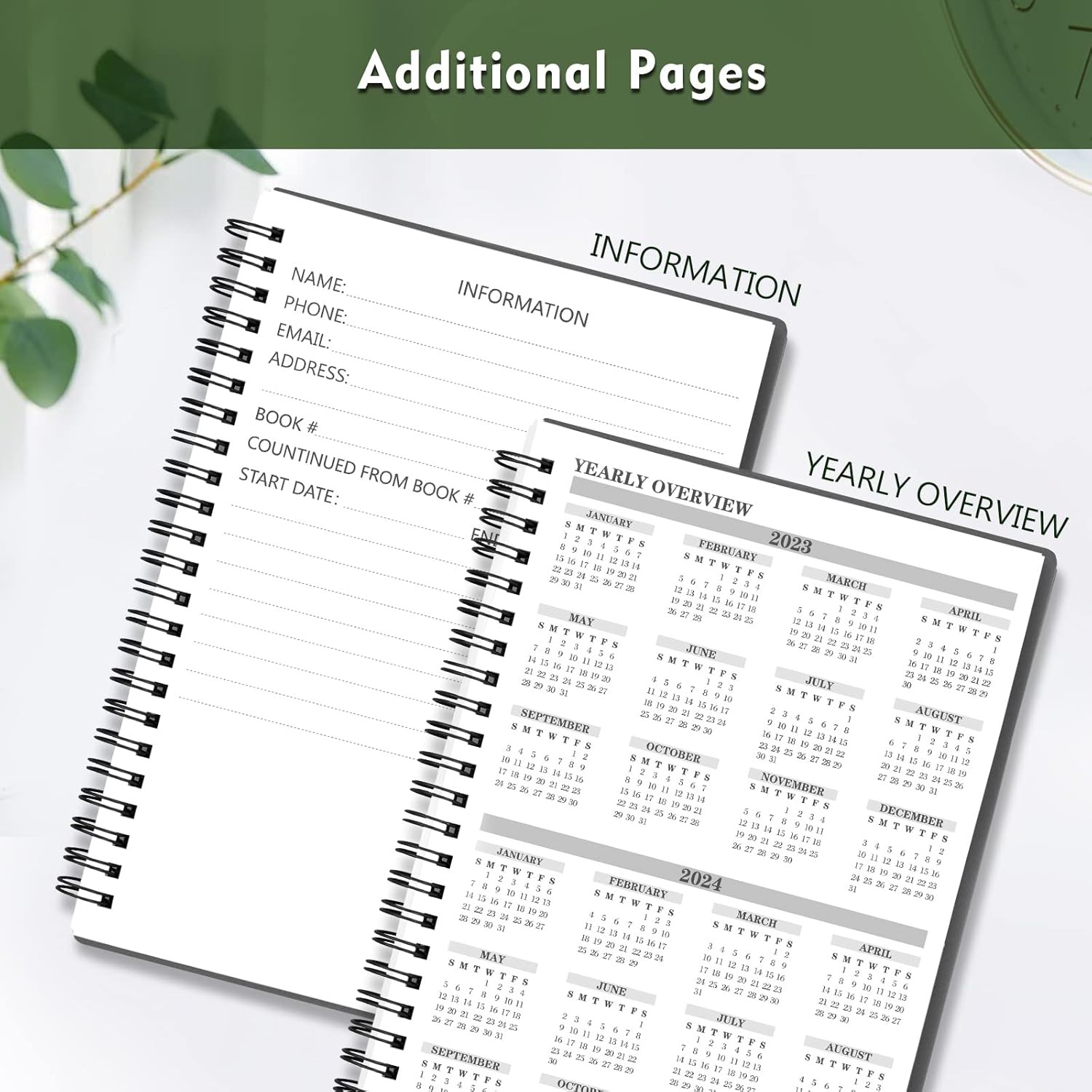 Check Registers for Personal Checkbook, Double Spiral Check Register Book, Budge