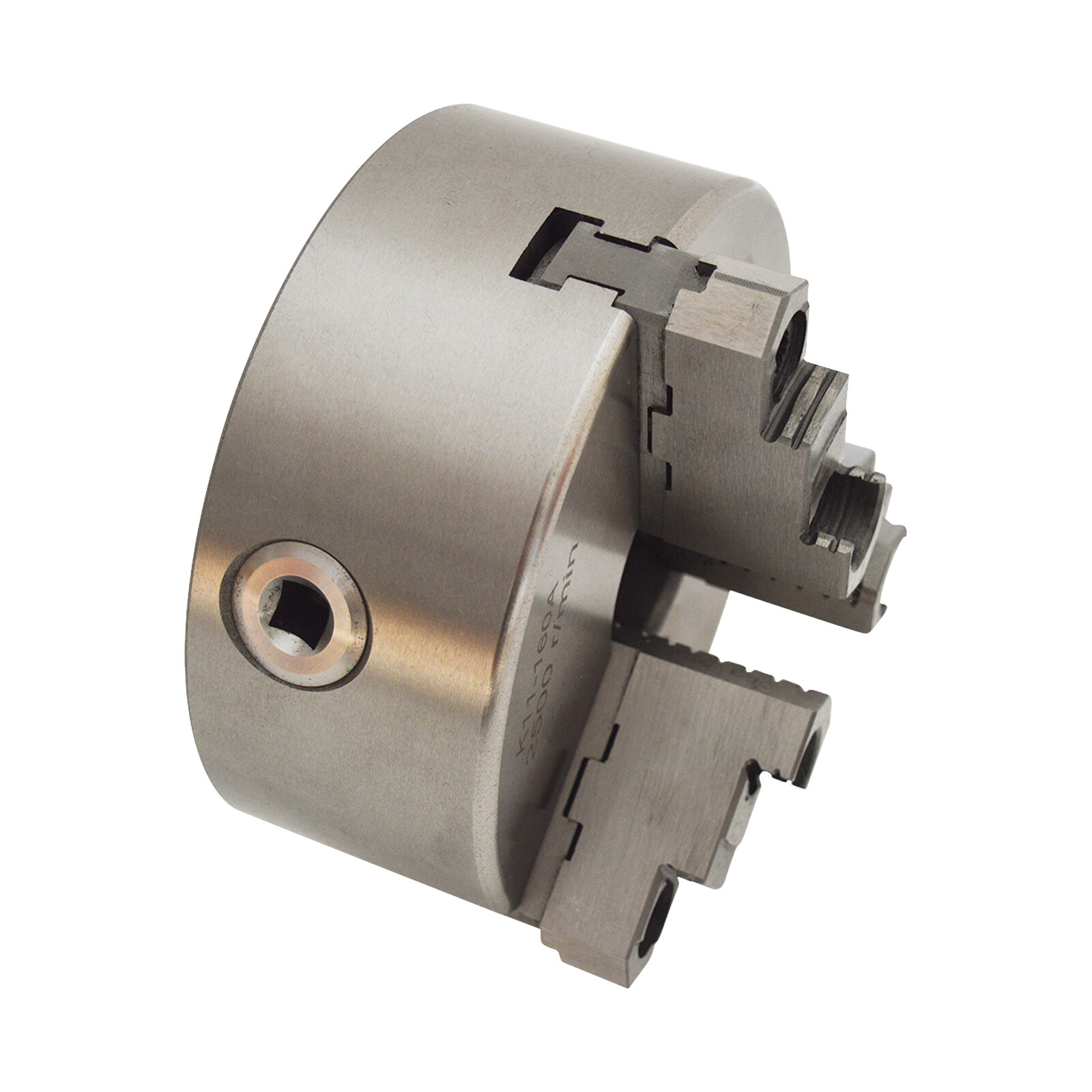 3 Jaw Lathe Chuck 6″ Self Centering Reversible Jaw Mechanical Chuck 2500r/min