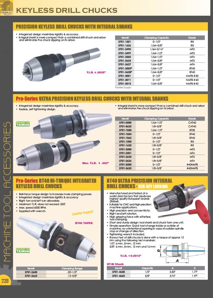 1/2″ TO JT3 DRILL CHUCK ARBOR (3700-0178)