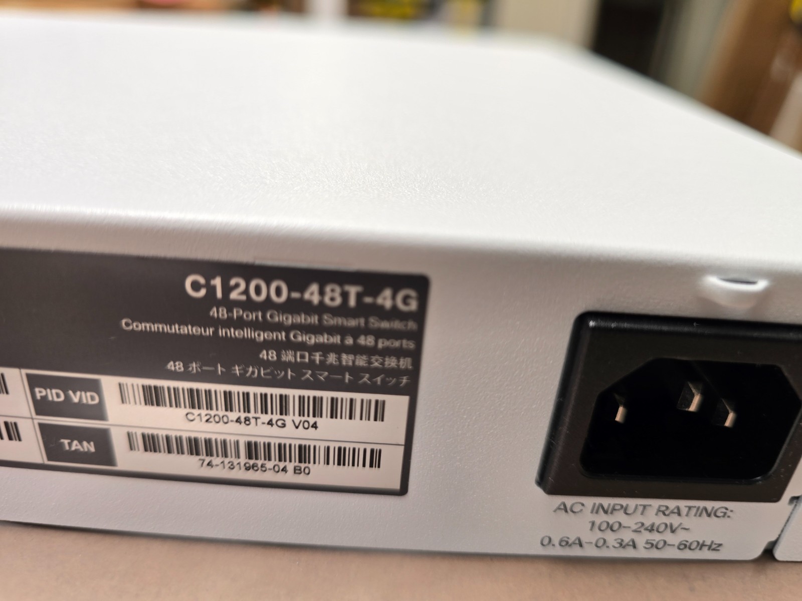 Cisco Catalyst 1200-48T-4G Switch 48 Ports GE 4x1GE SFP C1200-48T-4G # Y 3090G